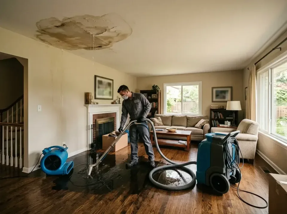 attic-pipe-burst-ceiling-drip-008 — frequently asked questions, Water Damage Restoration & Carpet Care in Everett, PA